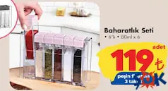 KERAMİKA BAHARATLIK SETİ 6'LI 80 ML X 6